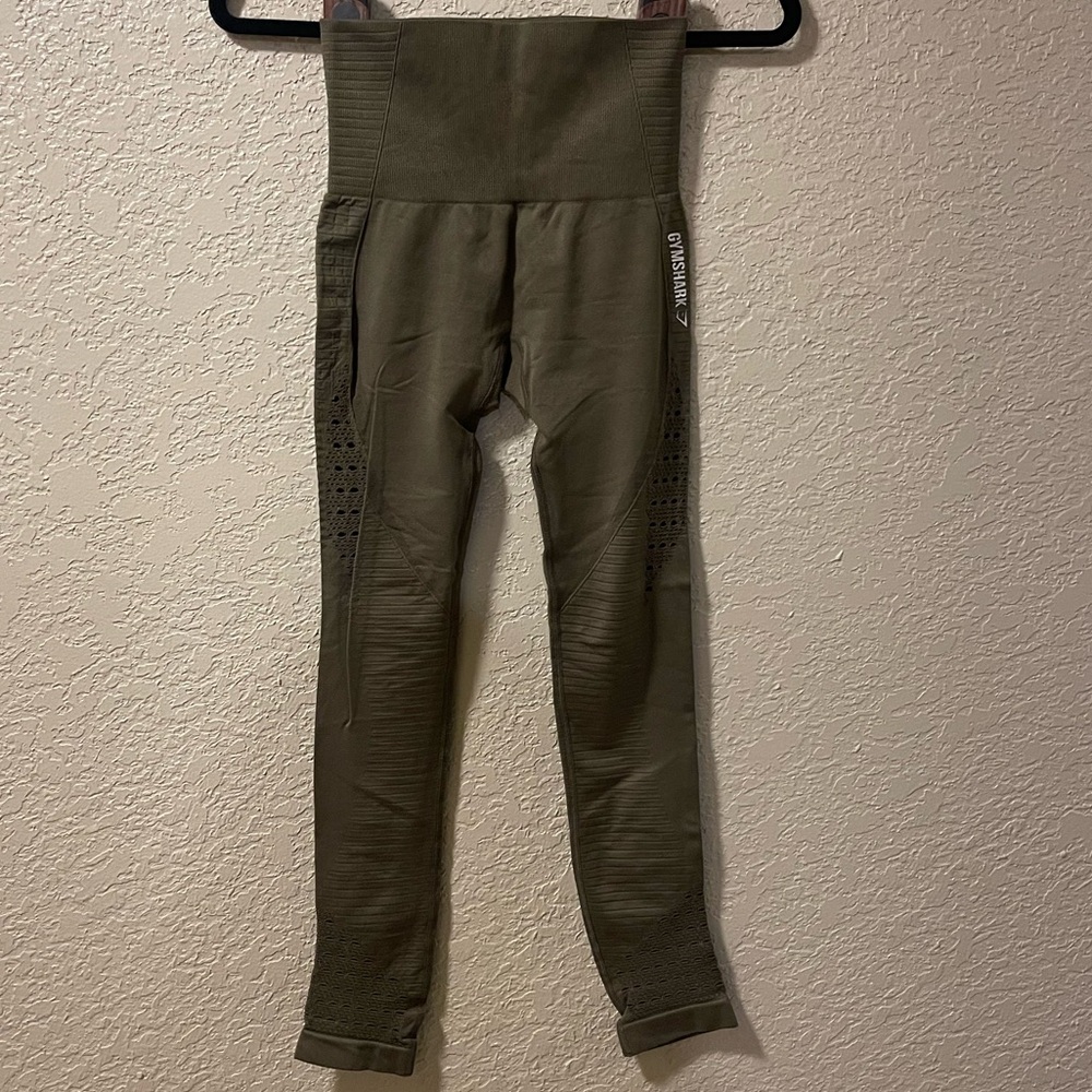 Gymshark Leggings - Olive Green